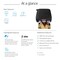 HP Sprocket Portable Printer, Zink Sticky Paper 2x3" Instant Photo Printer for iOS & Android Device